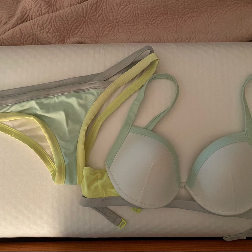 Victoria’s Secret bikini with padded top.